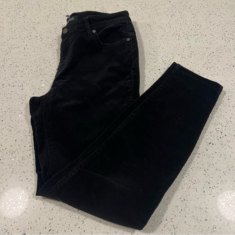 BUFFALO David Bitton Black Manhattan Mid-Rise Skinny Stretch Cords | Size 30
